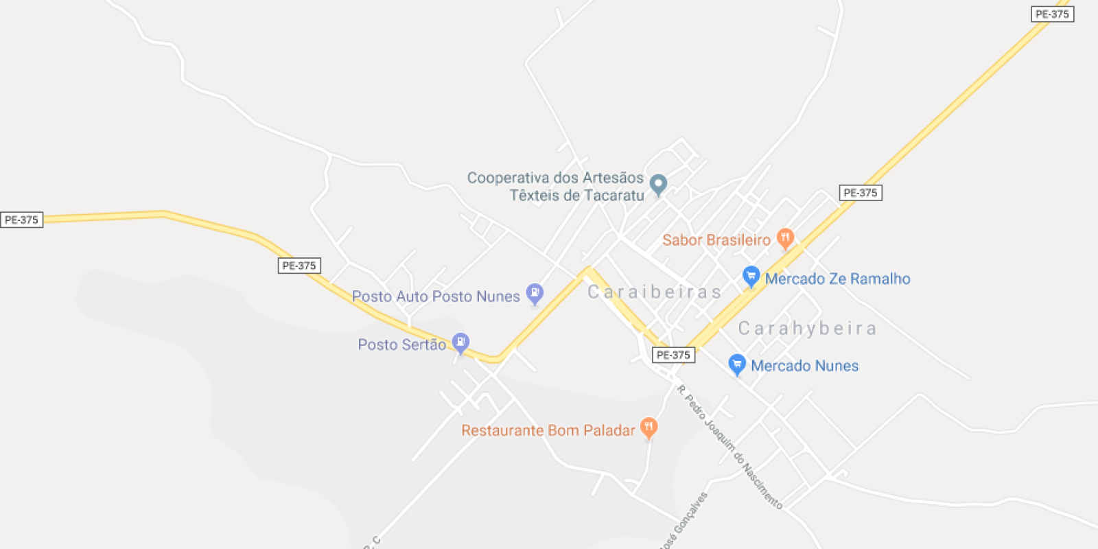 CEP  de Caraibeiras e Tacaratu